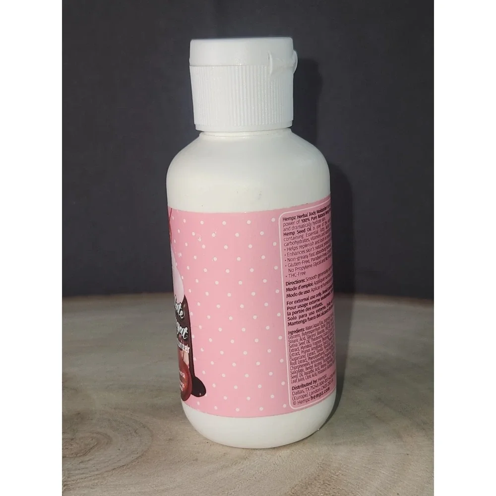 Hempz Bake Off Limited Edition CHERRY NOUGAT Herbal Body Moisturizer 2.25 oz‎